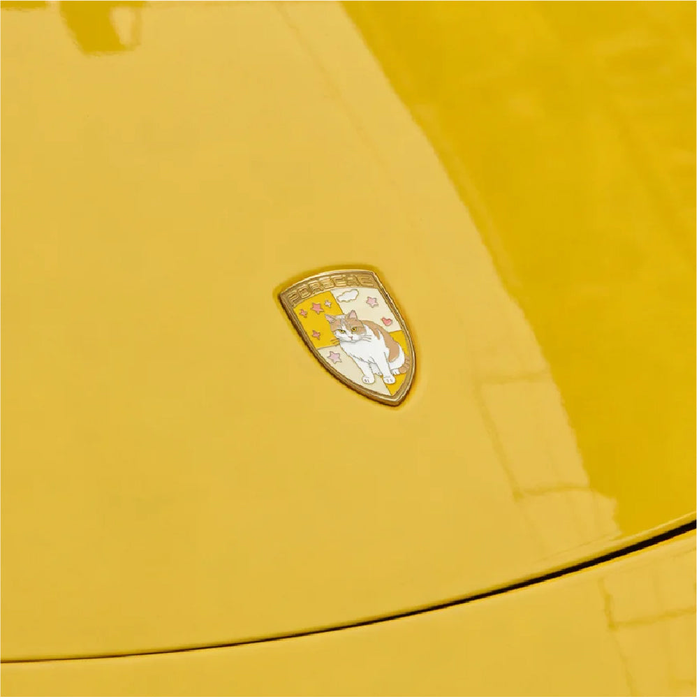 Porsche "Smiling Gentleman" Crest Badge
