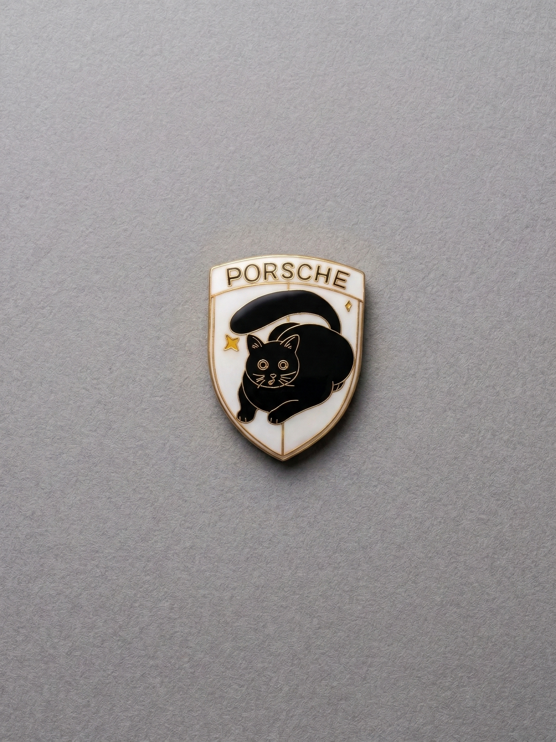 Porsche "Midnight Shadow" Black Cat