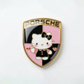 The "Blackpink Kitty" Porsche Custom Emblem